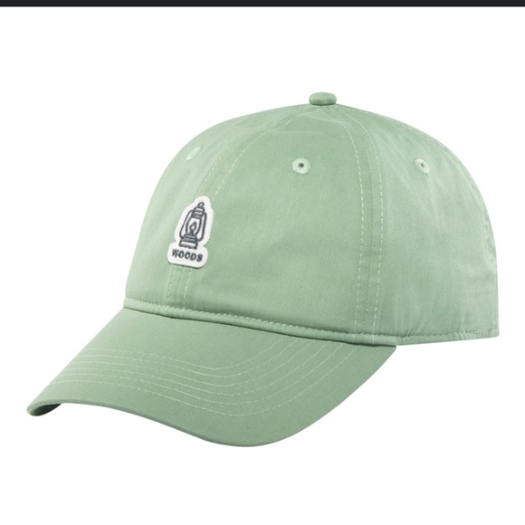 Woods Accessories - Woods. Unisex Icon Lantern Hat. Mint Green. Adjustable Strap.